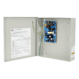 Fuente de Alimentación / Salida Seleccionable 12 VDC @ 4 A o 24 VDC @ 3 A / 96.6 W / Entrada 115 VCA / Cargador de Batería Integrado / Regulación Electrónica