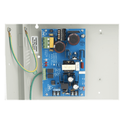 Fuente de Alimentación / Salida Seleccionable 12 VDC @ 4 A o 24 VDC @ 3 A / 96.6 W / Entrada 115 VCA / Cargador de Batería Integrado / Regulación Electrónica