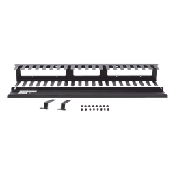 Organizador de Cable Vertical / 21 UR / Capacidad 260 Cat5 / 225 Cat6 / Acero Sólido / Tapa Integrada / 932 mm (3.06 ft) de Altura
