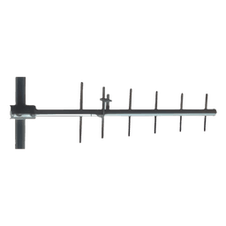 Antena Base Direccional / Yagi 6 Elementos / UHF 400-430 MHz / 10.2 dBi / 300W / N-Hembra / Viento 161 km/h (100 mph) / Montaje 2.5 pulgadas
