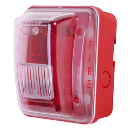 Cubierta para sirena estrobo exterior / Policarbonato Lexan® / 4.75' x 5.75' x 4.18' / UL 464 & UL 1971