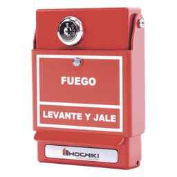 Estación Manual Direccionable / Doble Acción / LEDs Bicolor / Metal / Caja 4'