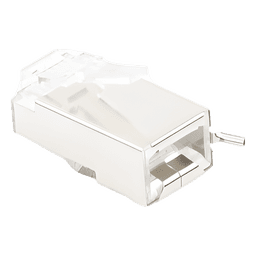 Conector RJ45 Blindado / Cat5e / FTP-STP / Pin a Tierra / Paquete 100 pzas