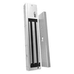 Chapa Magnética Electromagnética / 600 lbs / Antisabotaje / Sensor de Estado / LED Indicador / Aluminio Anodizado / 12/24 VCC