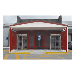 Torniquete de Cuerpo Completo / 4 Ejes de Seguridad / Acero Inoxidable 304 / Interior/Exterior / 25 Personas/min / Bidireccional / 110 VCA