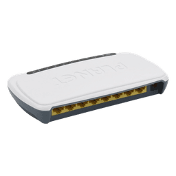 Switch No Administrable / 8 Puertos Fast Ethernet 10/100 Mbps / 1.19 MPPS / 0.55 x 0.33 x 0.10 ft