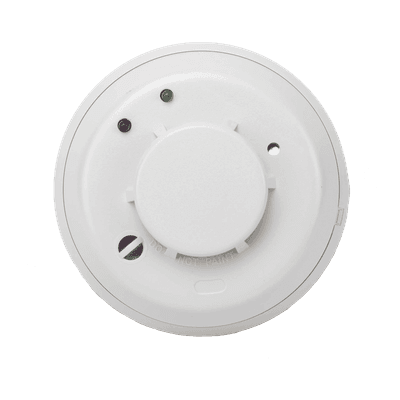 Detector dual de humo y calor inalámbrico / Serie 5800 / Térmico fijo 57°C / Batería litio CR123A / UL 268
