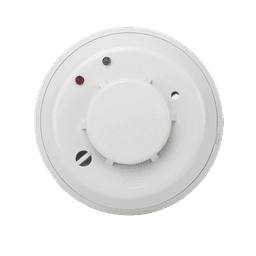 Detector dual de humo y calor inalámbrico / Serie 5800 / Térmico fijo 57°C / Batería litio CR123A / UL 268