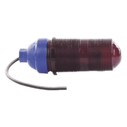 Lámpara de Obstrucción Aeronáutica / Globo Rojo Policarbonato / Base E26/E27 / Luz Fría / Torres Arriostradas y Autosoportadas