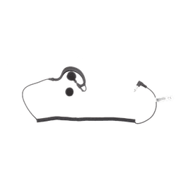 Audífono Monoaural / Conector 3.5 mm / Gancho Hipoalergénico Grado Médico / Cable Reforzado con Kevlar / Compatible con Radios y Micrófono-Bocina