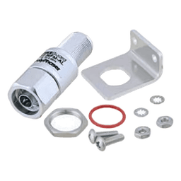Protector RF Coaxial de Tubo de Gas / DC a 6 GHz / Conectores N Hembra-Macho / Pasa DC 150 V / 90 W / Montaje Mampara