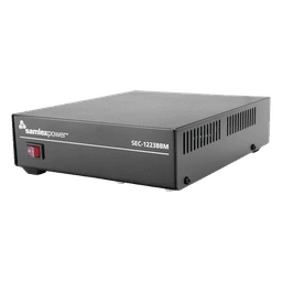 Fuente de Poder Conmutada / 13.8 VCC / 23 A Continua / 25 A Máxima / Cargador de Baterías Integrado / 120 VCA Entrada