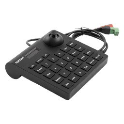 Mini Teclado Controlador PTZ / LCD / Joystick Multidireccional / RS-485 / 12VCC