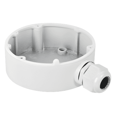 Caja de Conexiones para Mini Domo IP / Aluminio / IP66 / Carga 4.5 kg / Ø111 x 42 mm