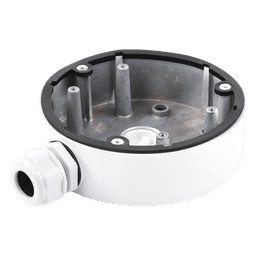 Caja de Conexiones para Mini Domo IP / Aluminio / IP66 / Carga 4.5 kg / Ø111 x 42 mm