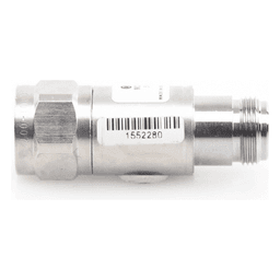Atenuador en Línea / 20 dB / 5 W / CD-4 GHz / Conectores N Macho-Hembra / Acero Inoxidable
