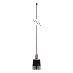 Kit de Antena Móvil VHF / 144-174 MHz / 3 dBi / 200 W / 124 cm / Cable RG-58 5 m (16.4 ft) / Montaje NMO