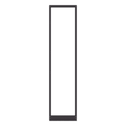 Rack 2 Postes / 19" EIA-310D / 45 UR / Carga 460 kg / Base L para Piso / Acero al Carbono