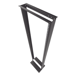 Rack 2 Postes / 19" EIA-310D / 45 UR / Carga 460 kg / Base L para Piso / Acero al Carbono