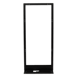 Rack de 2 Postes / 24 UR / 19" EIA-310D / Carga 460 kg / Base L para Piso / Acero Cal. 11 y 14