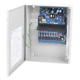 Fuente de Poder con Respaldo / 12 Vcc / 10 A / 240 W / 8 Salidas Independientes / 8 Entradas de Control / 115 Vca / Diseño Tarjeta
