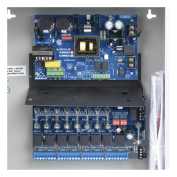 Fuente de Poder con Respaldo / 12 Vcc / 10 A / 240 W / 8 Salidas Independientes / 8 Entradas de Control / 115 Vca / Diseño Tarjeta