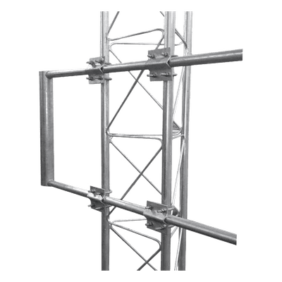 Brazo para Torre / Acero ASTM A-36 / Galvanizado en Caliente / Tubo 2" Ced 30 / Largo 170 cm (5.6 ft) / Ajustable 30 a 100 cm (11.8 a 39.4 ft)