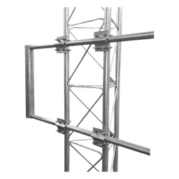 Brazo para Torre / Acero ASTM A-36 / Galvanizado en Caliente / Tubo 2" Ced 30 / Largo 170 cm (5.6 ft) / Ajustable 30 a 100 cm (11.8 a 39.4 ft)