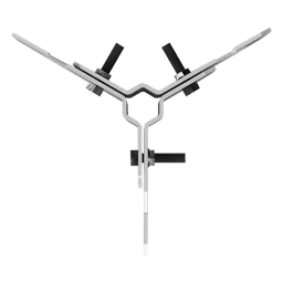Bracket para Mástil / Retenida / Acero / 1 a 2 Pulgadas (25.4 a 50.8 mm) / Exterior / Pintura Electrostática