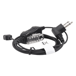 Micrófono de Solapa / 1 Cable / Compatible Motorola y Hytera / Conector 5 lb / Kevlar Reforzado / PTT Ergonómico / Serie LOC