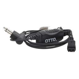 Micrófono de Solapa / 1 Cable / Compatible Motorola y Hytera / Conector 5 lb / Kevlar Reforzado / PTT Ergonómico / Serie LOC