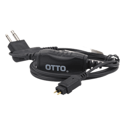 Micrófono de Solapa / 1 Cable / Compatible Motorola y Hytera / Conector 5 lb / Kevlar Reforzado / PTT Ergonómico / Serie LOC