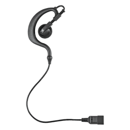 Audífono de Gancho para Radio / Cables Reforzados con Kevlar / Conector 5 lbs / Compatible 1 y 2 Cables / PTT Optimizado