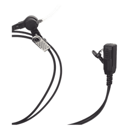 Micrófono-Audífono de Tubo Acústico / Grado Médico / PTT de Alta Resistencia / Cable Kevlar / Conector 2 Pines
