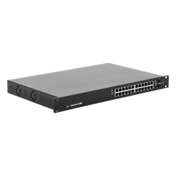 Switch administrable / 24 puertos Gigabit PoE+/PoE pasivo 24V / 2 puertos SFP / 250W / 52 Gbps / 38.69 Mpps