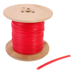 Carrete de Cable / 2x16 AWG / 305 m (1000 ft) / FPLR-CL3R Riser / Tipo ZIP / Forro Rojo