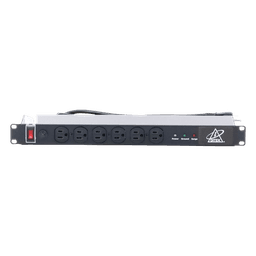 Protector de Rack 1U / 12 Salidas NEMA 5-15P / 120 VCA 15 A / Supresión EMI/RFI / 90 kA / 1.58 x 3.74 x 17.01 in