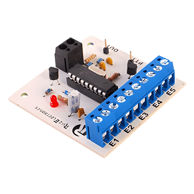 Tarjeta generadora DTMF / 12V / 5 Entradas / Control PTT / Señal Activada en Bajo