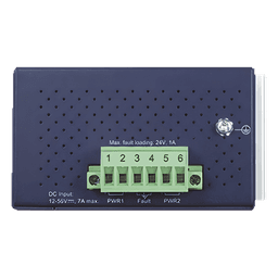 Switch PoE+ Industrial / 4 Puertos Gigabit PoE+ 802.3at / 2 SFP 1000X / IP40 / -40°C a 75°C / 130.6W / 12-56VDC