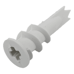 Taquete auto-perforable / 5 kg carga / Poliamida con fibra de vidrio / -40°C a +80°C / 100 piezas