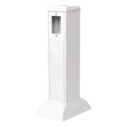 Mini Columna de Gestión de Cables / Sistema Modular / -40°C a +85°C / PVC y ABS de Alto Impacto / 2.89 lb / NOM-001-SEDE-2005
