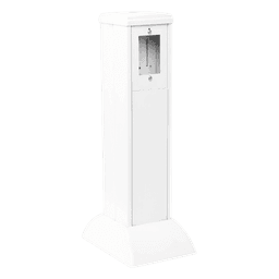 Mini Columna de Gestión de Cables / Sistema Modular / -40°C a +85°C / PVC y ABS de Alto Impacto / 2.89 lb / NOM-001-SEDE-2005