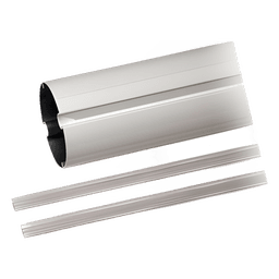 Mástil Tubular / 6 m (19.7 ft) / Aluminio / Barrera Vehicular