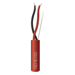 Carrete de Alambre / 2x16 AWG / Riser 305 m (1000 ft) / FPLR CL3R FT4 / Color Rojo / Detección de Incendio
