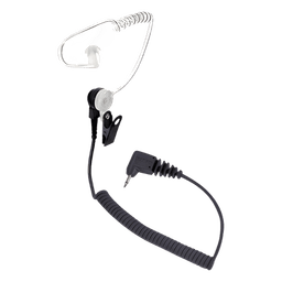 Audífono con Tubo Acústico / Conector 3.5 mm Angular / Cable Retráctil 7" (17.8 cm) / Uso Discreto