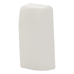 Caja de Montaje en Superficie / 2 Módulos Keystone / ABS Blanco Mate / 1.95 x 1.13 x 3.65 in