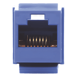 Jack Keystone / Cat 5e / RJ45 / 8P8C / Leadframe / T568A-B / Azul / 1 Puerto