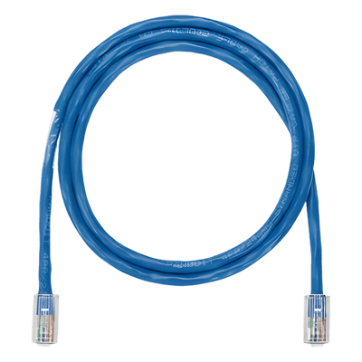 Cable de Parcheo UTP / Cat 5e / 24 AWG / 3.05 m (10 ft) / RJ45 T568A / Azul