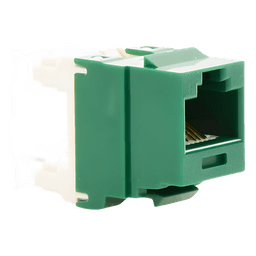 Conector Jack / Cat 6 / Keystone / 110 Impacto / 8P8C / Verde
