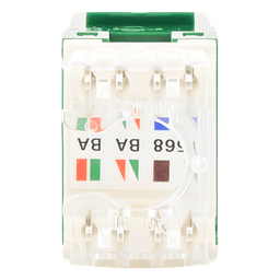Conector Jack / Cat 6 / Keystone / 110 Impacto / 8P8C / Verde